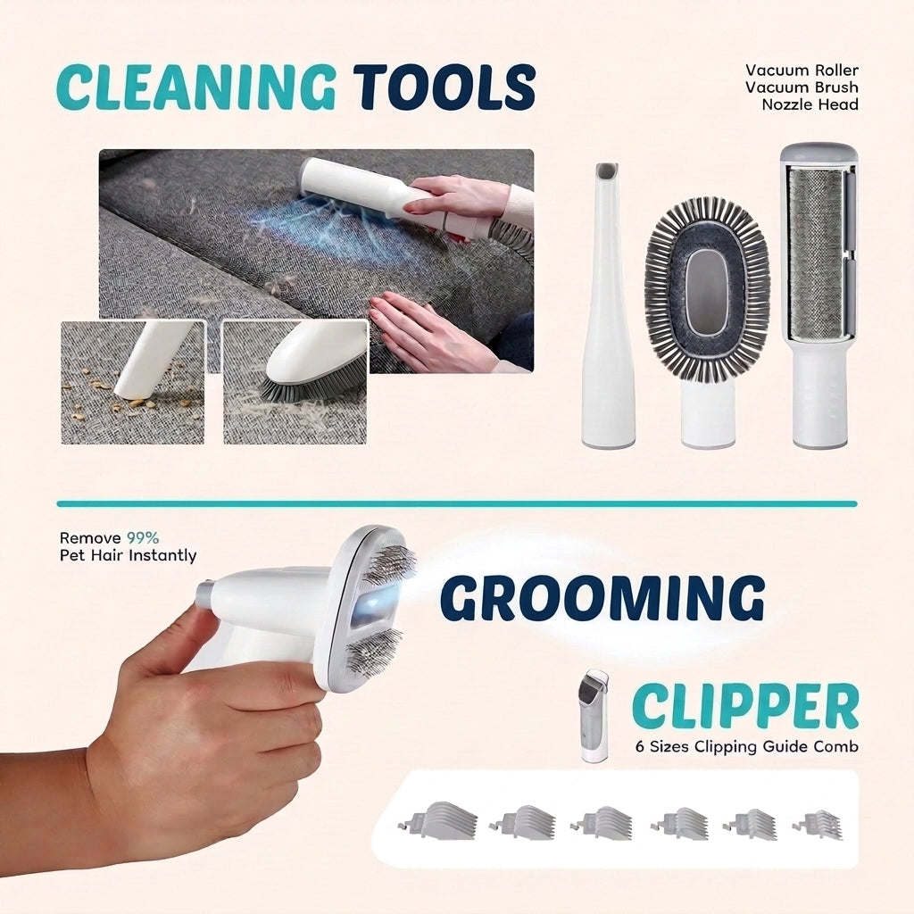 PawHero™ - 6-in-1 Grooming Vacuum